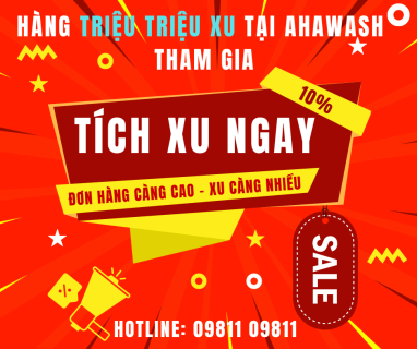 Giặt Ủi Tích 'Xu' Chương Trình Khuyến Mãi 'Độc Quyền' của Ahawash tại Sài Gòn