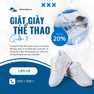 Địa chỉ Giặt Giày Tốt Nhất Quận 12 Của Ahawash