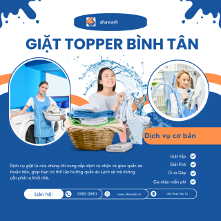 Điểm cung cấp dịch vụ Giặt Ủi Topper tại Bình Tân uy tín