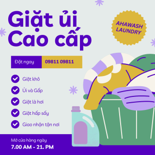 Giặt Ủi Cao Cấp của Ahawash tại TPHCM