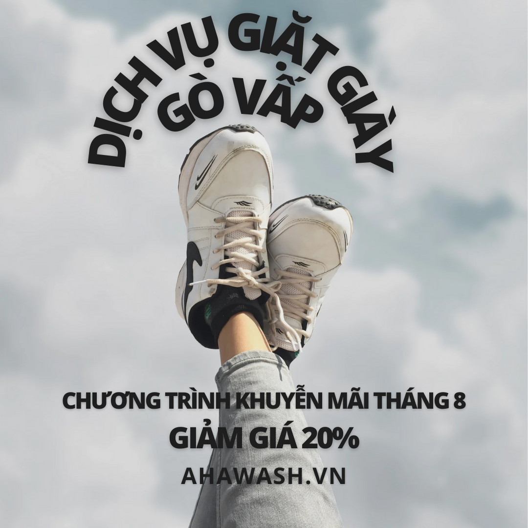 Dịch Vụ Giặt Giày Gò Vấp hãy chọn Ahawash