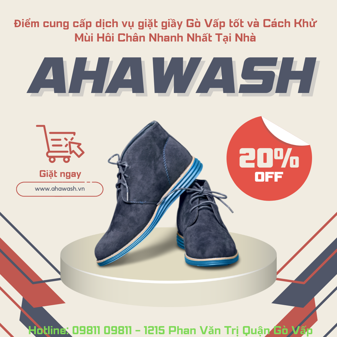 Điểm cung cấp dịch vụ giặt giầy Gò Vấp tốt và Cách Khử Mùi Hôi Chân Nhanh Nhất Tại Nhà