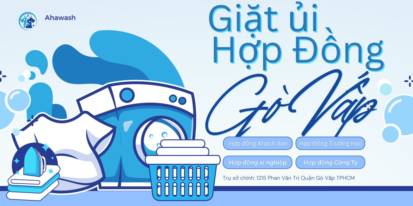 Giặt Ủi Hợp Đồng với Khách Sạn tại Quận Gò Vấp của Ahawash