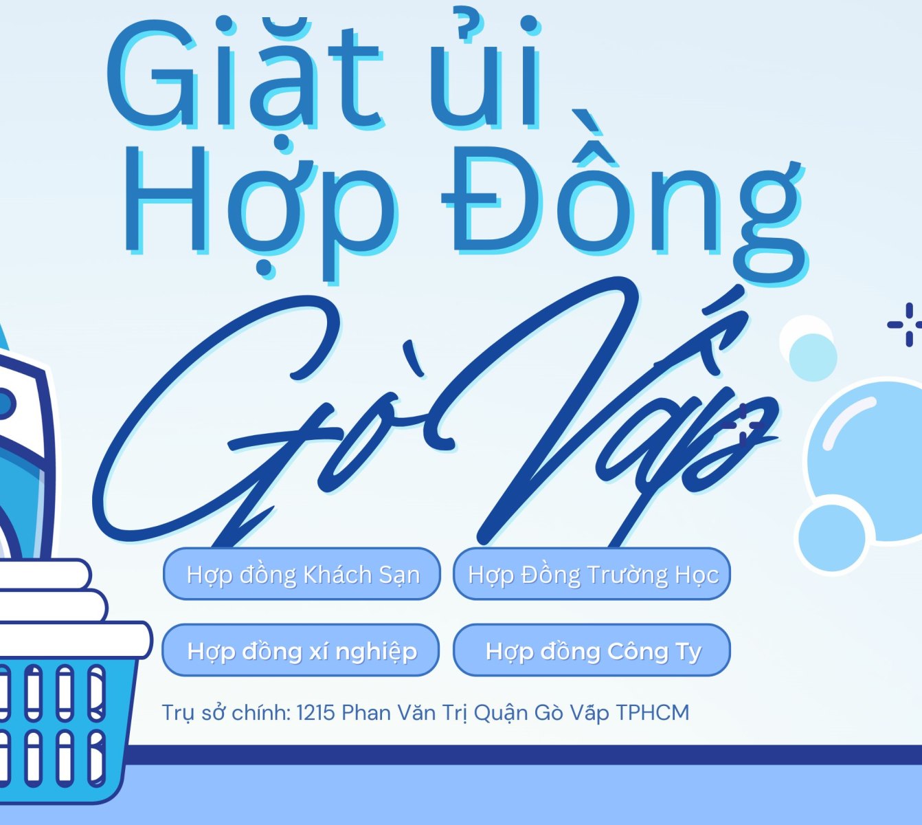 Giặt Ủi Hợp Đồng với Khách Sạn tại Quận Gò Vấp của Ahawash