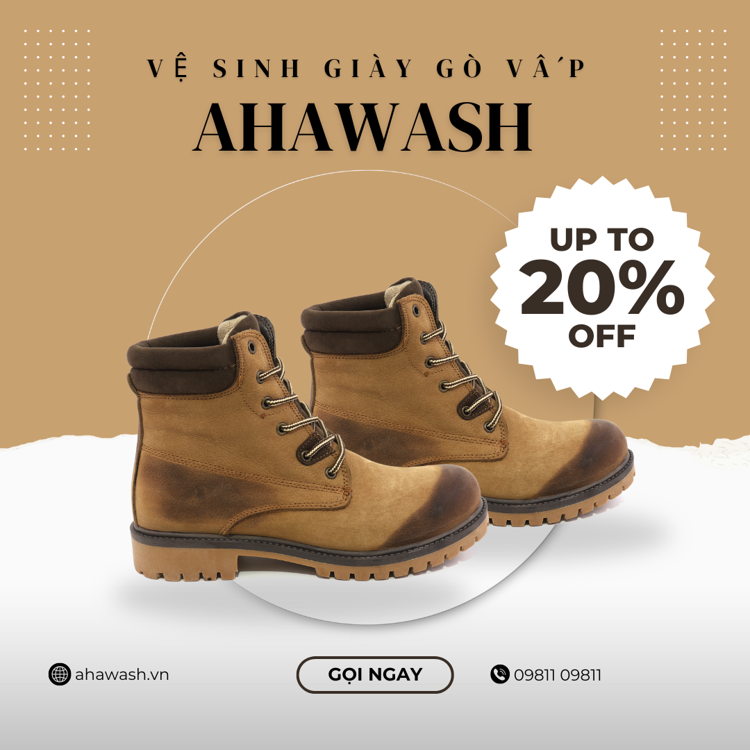 Dịch vụ vệ sinh giày Gò Vấp Giao nhận tận nơi 2 chiều