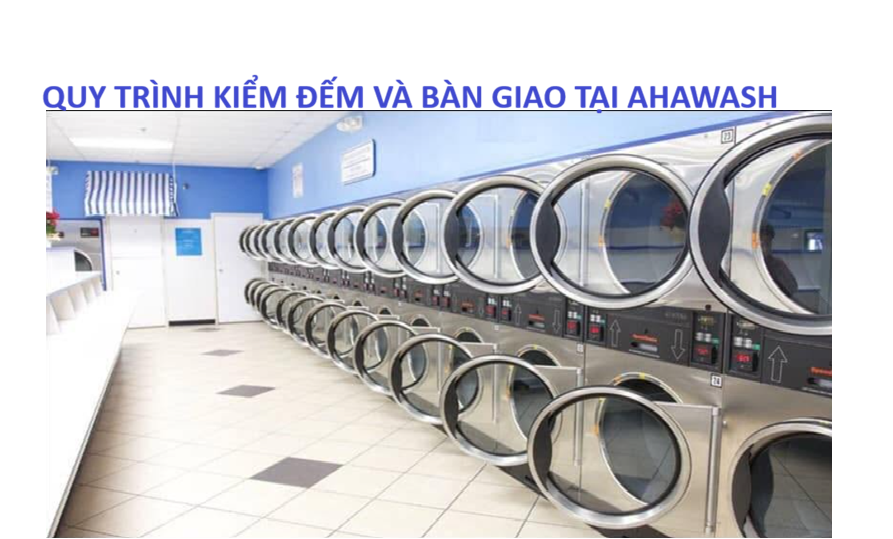 Quy trình kiểm đếm và bàn giao đồ vải khi sử dụng dịch vụ giặt sỉ | Ahawash
