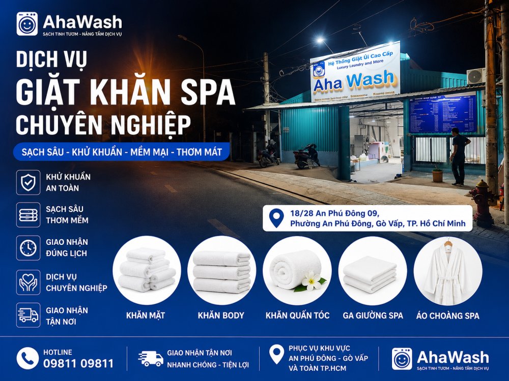 Khăn Spa có mùi hôi sau khi giặt: Nguyên nhân và cách khắc phục | AhaWash An Phú Đông Gò Vấp