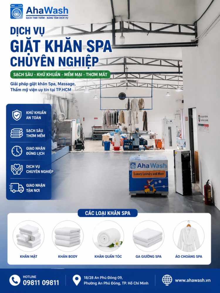 Tiêu chuẩn khăn sạch dành cho Spa chăm sóc da và thẩm mỹ viện | AhaWash